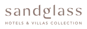 Logo of sandglass hotels & villas - costa rica